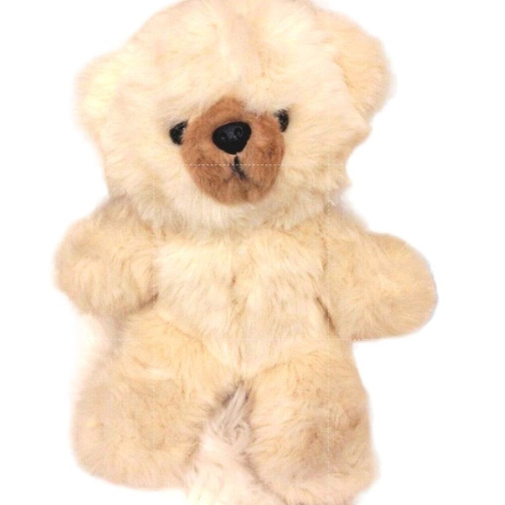 14" Baby Polor Teddy Bear Ivory Plush Stuffed Toy Adorable Face Cuddly Soft